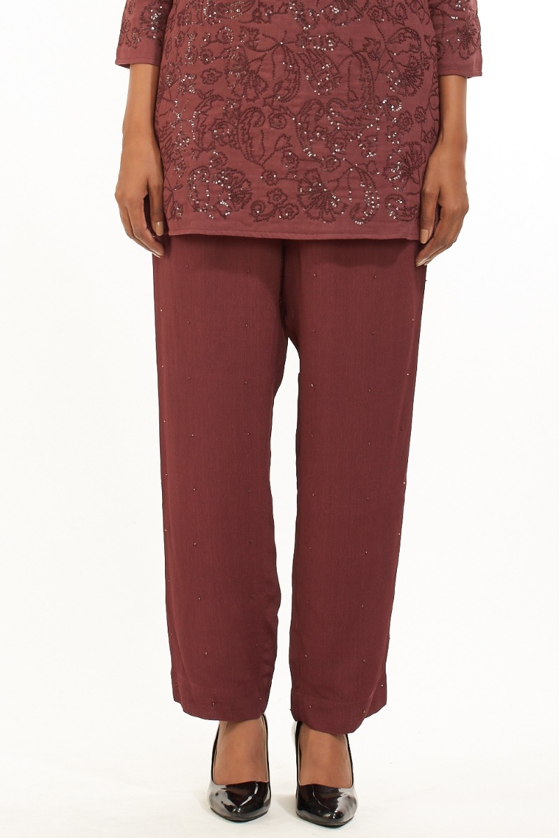 ABRAHAM AND THAKORE | Scattered Beads Pants