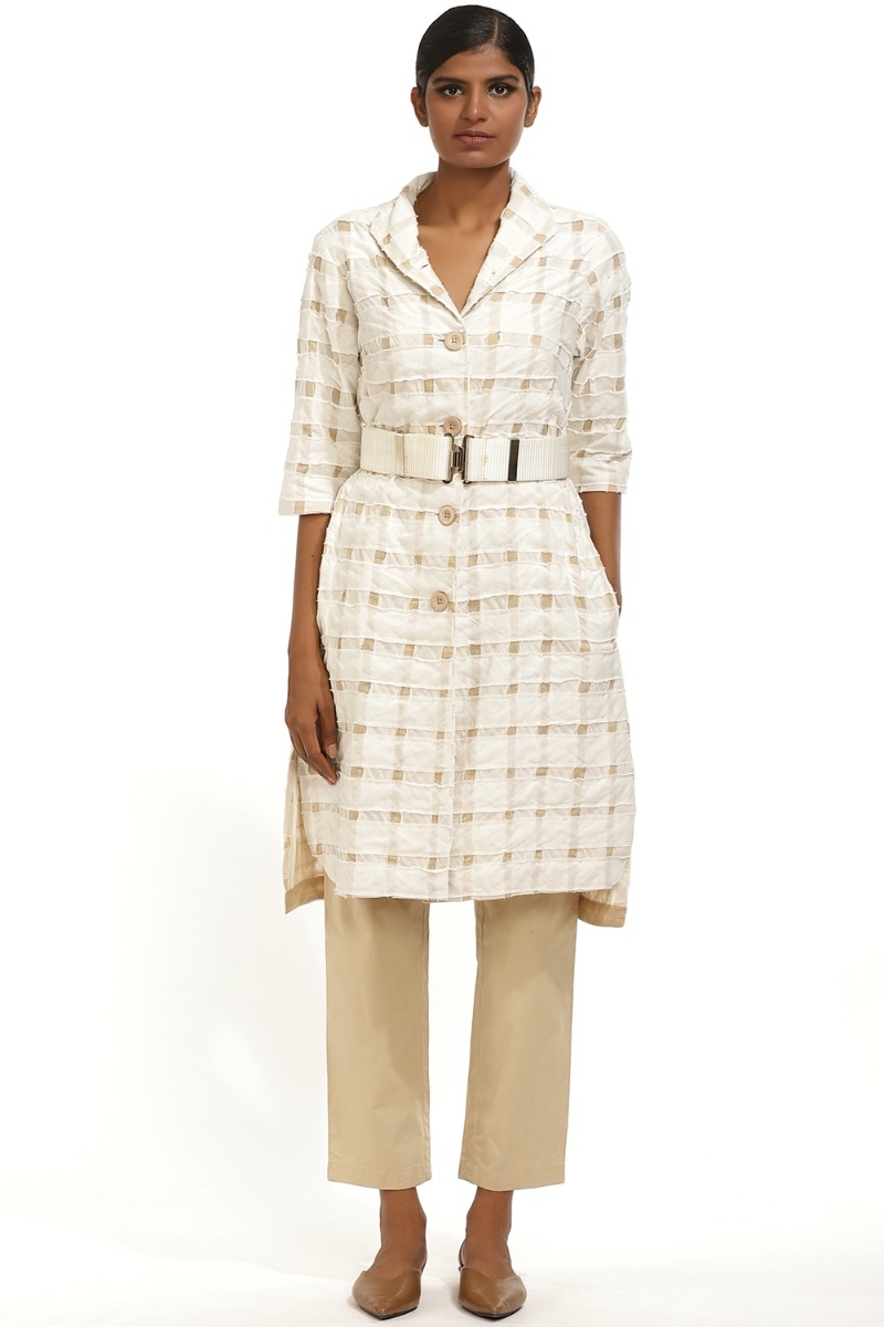 ABRAHAM AND THAKORE | Jacket Applique Check