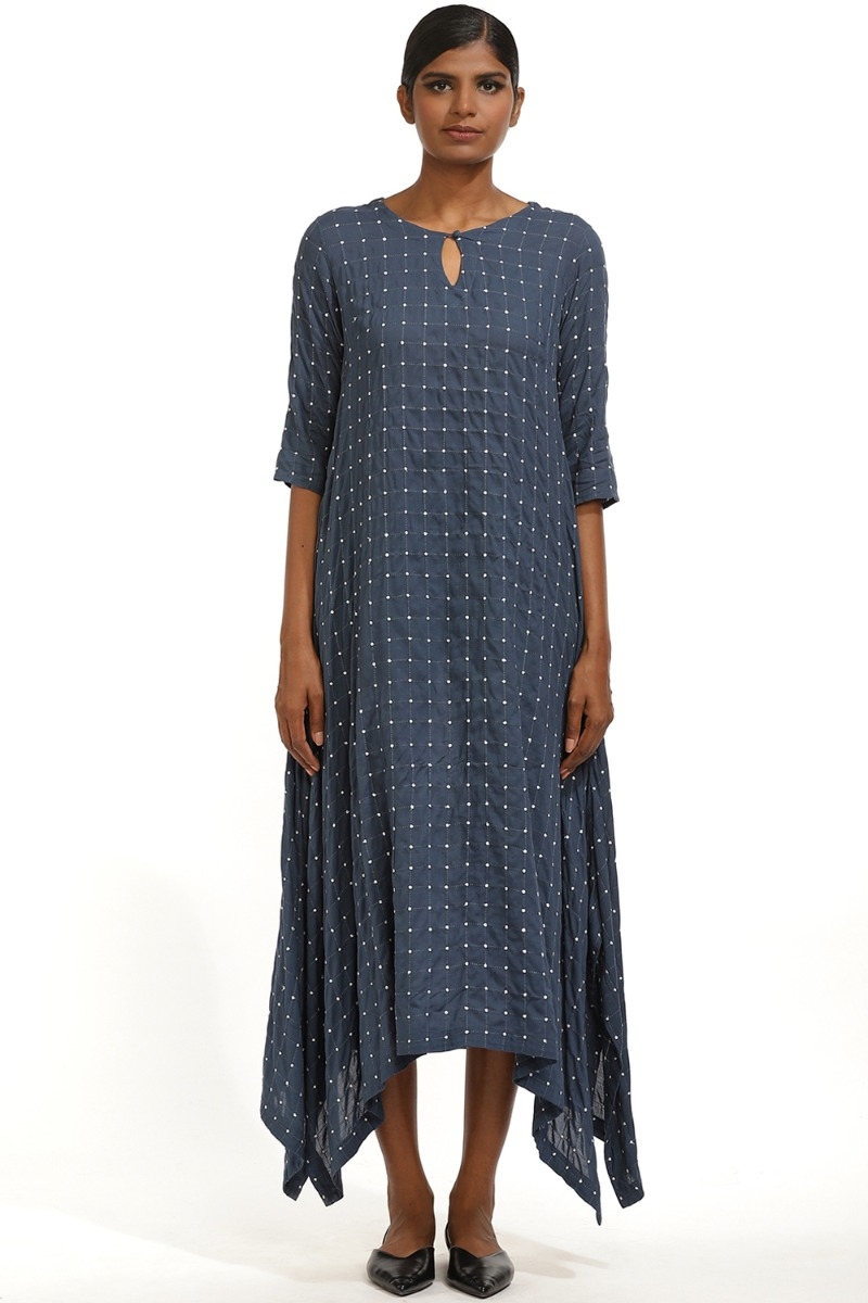 ABRAHAM AND THAKORE | Kite Dress Quilted Dot