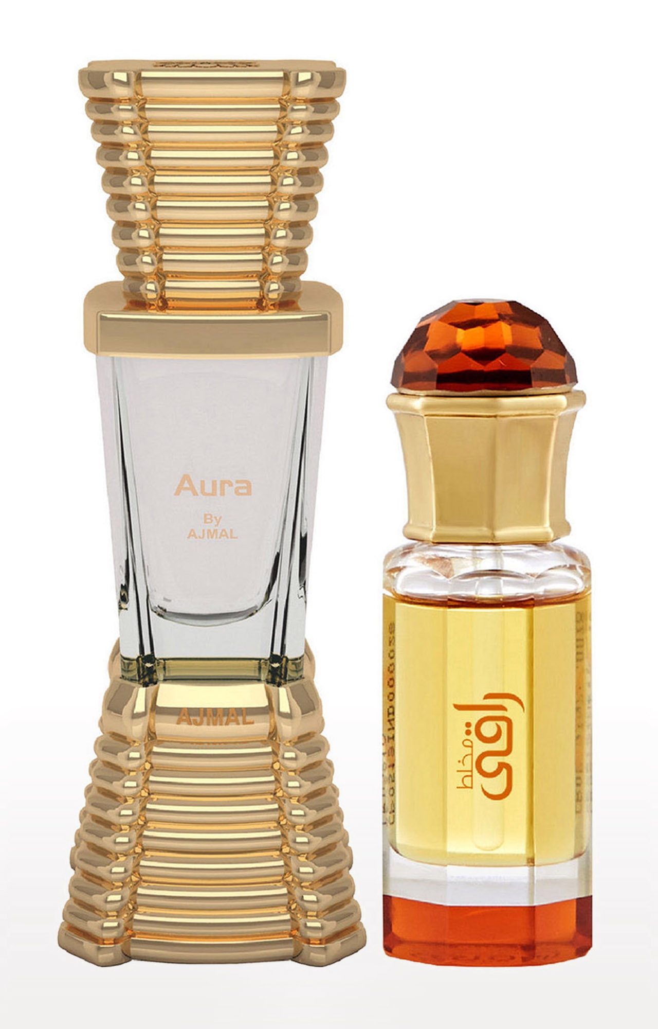 Ajmal | Ajmal Aura Concentrated Perfume Attar 10Ml For Unisex And Mukalla Raqi Concentrated Perfume Attar 10Ml For Unisex