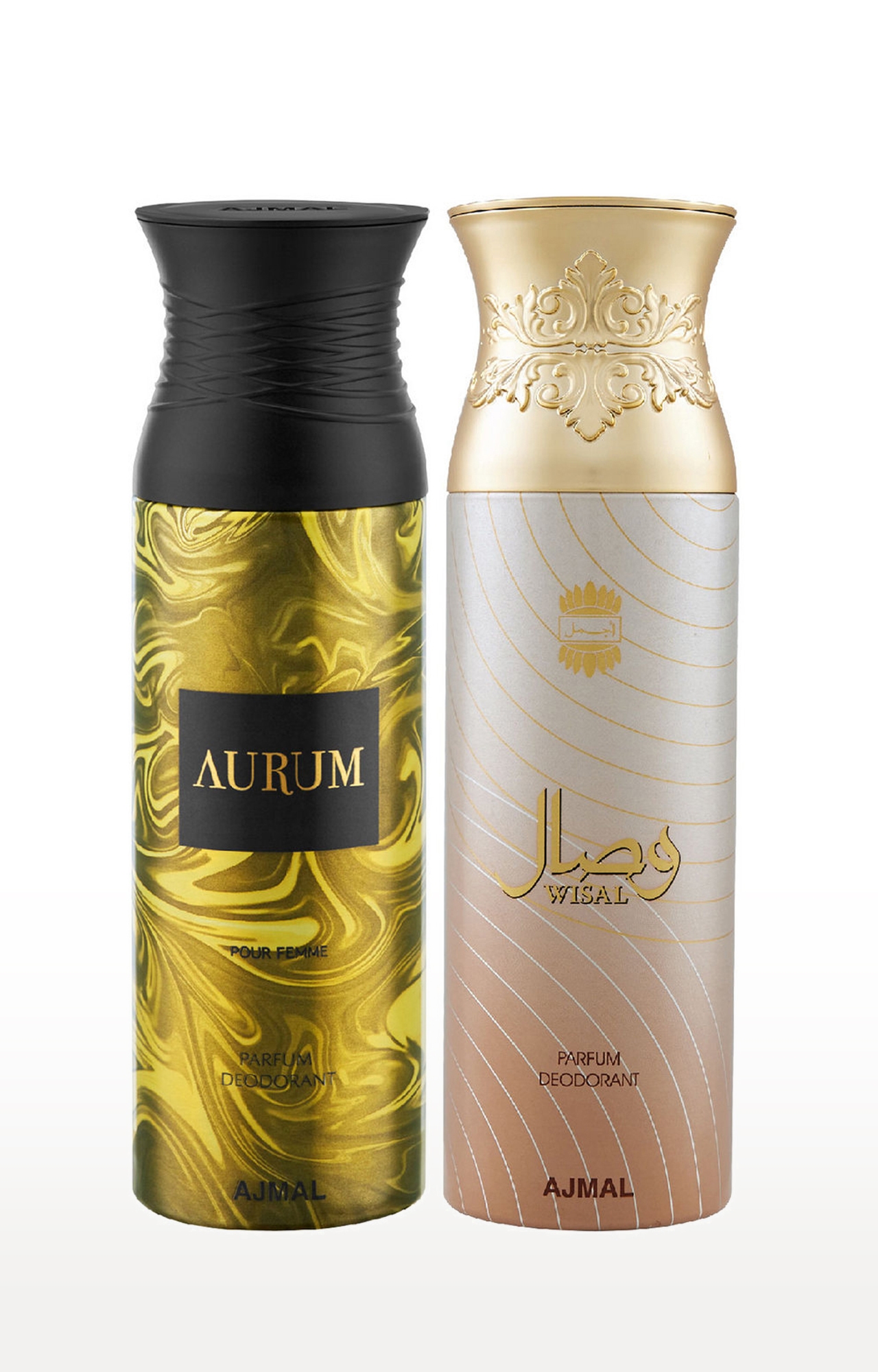 Ajmal | Aurum Femme and Wisal Deodorant Spray - Pack of 2