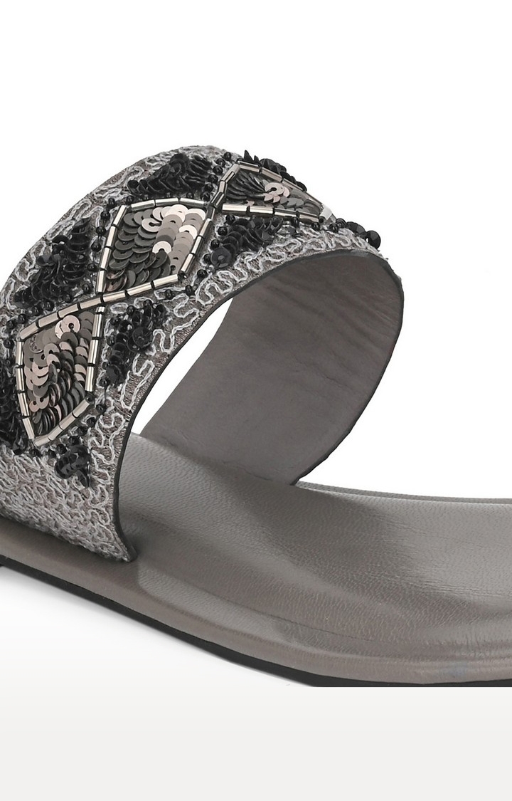 Aady Austin Women's Trendy Grey Round Toe Flats
