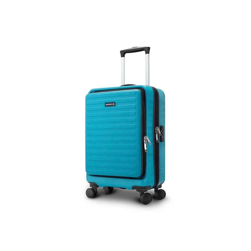Assembly | Assembly Teal Hardside Cabin Luggage Trolley