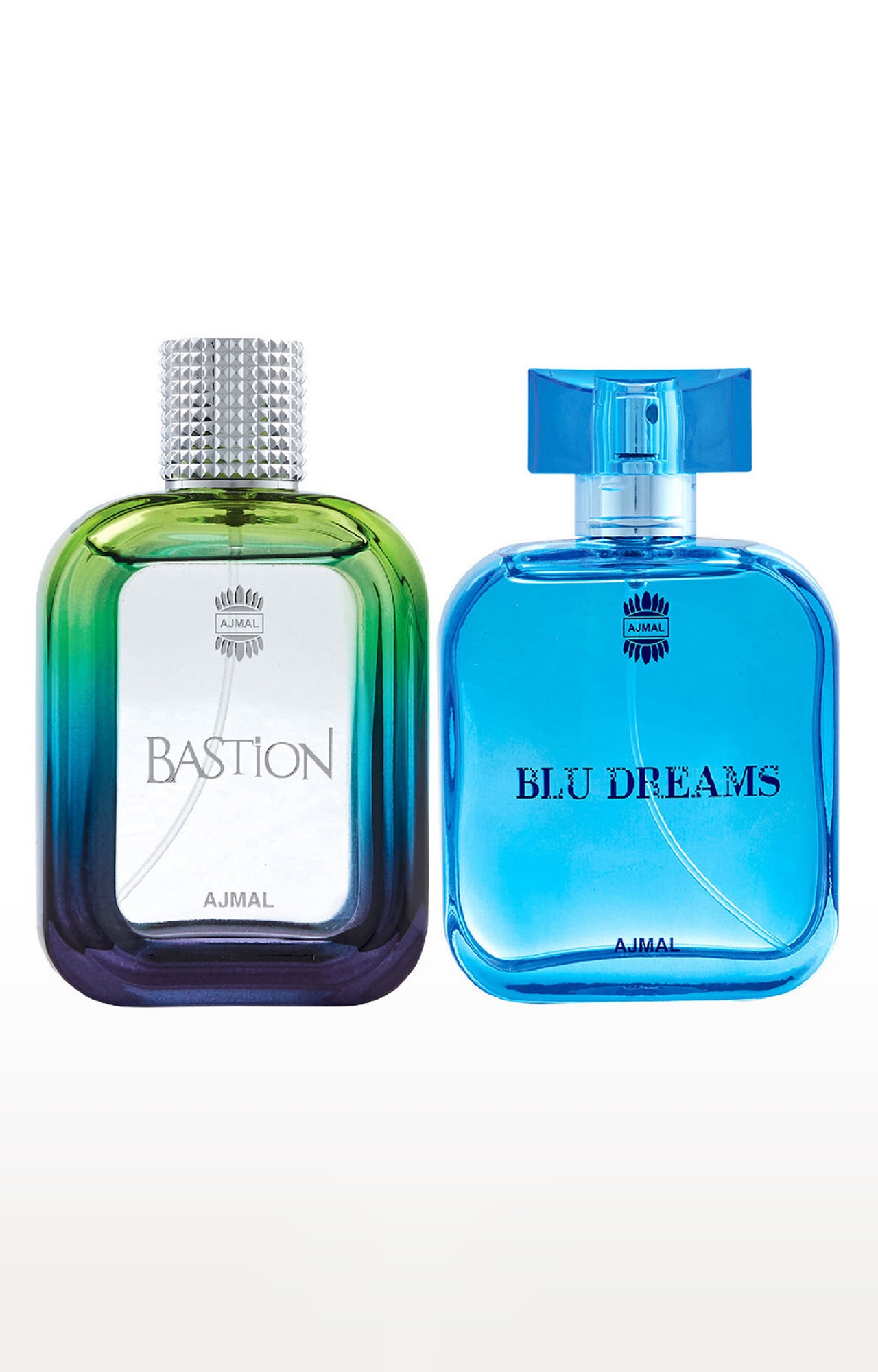 Ajmal | Ajmal  Bastion Edp Woody Aromatic Perfume 100Ml For Men And Blu Dreams Edp Citrus Fruity Perfume 100Ml For Men 