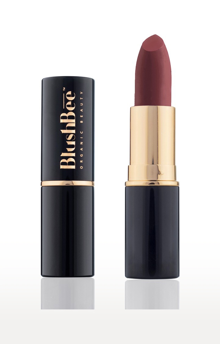BlushBee Organic Beauty | Blushbee beauty lip nourishing organic vegan natural matte lipstick Mocha