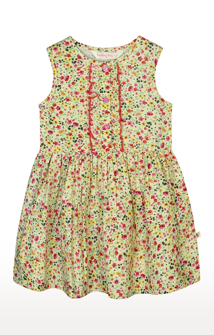 Budding Bees | Budding Bees Baby Girls Floral Dress