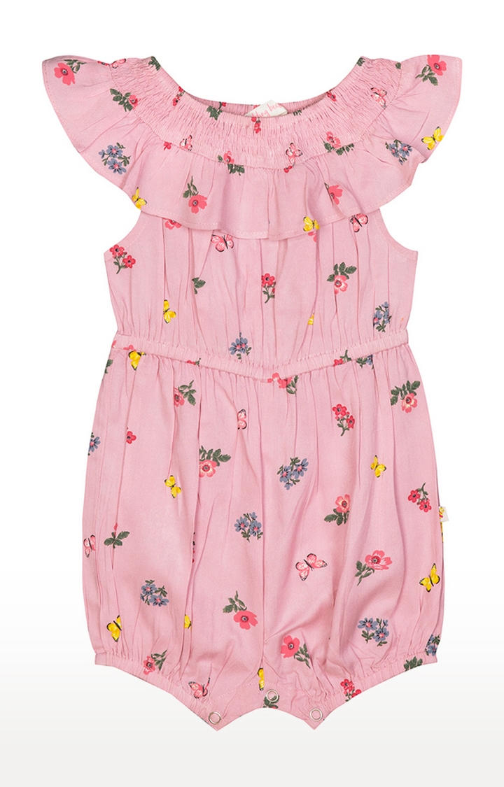 Budding Bees | Budding Bees Baby Girls Floral Romper