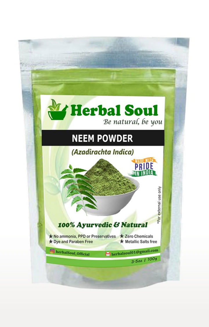 Herbal Soul Combo Of Neem  Powder + Multani  Powder + Shikakai  Powder + Henna  Powder + Amla  Powder | 500 gm