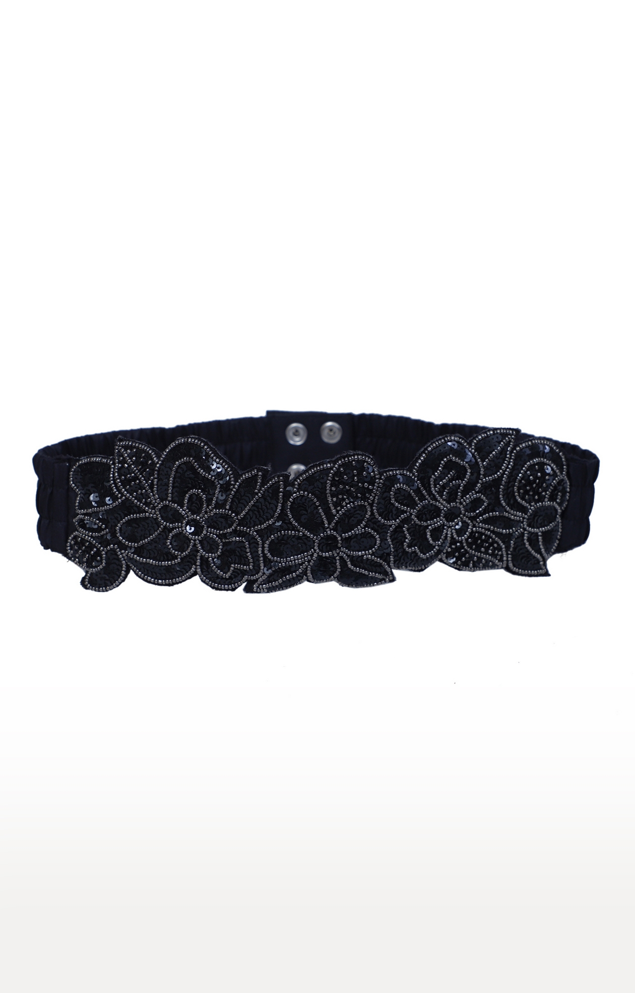 DIWAAH | Diwaah Black Casual Embellished Belt