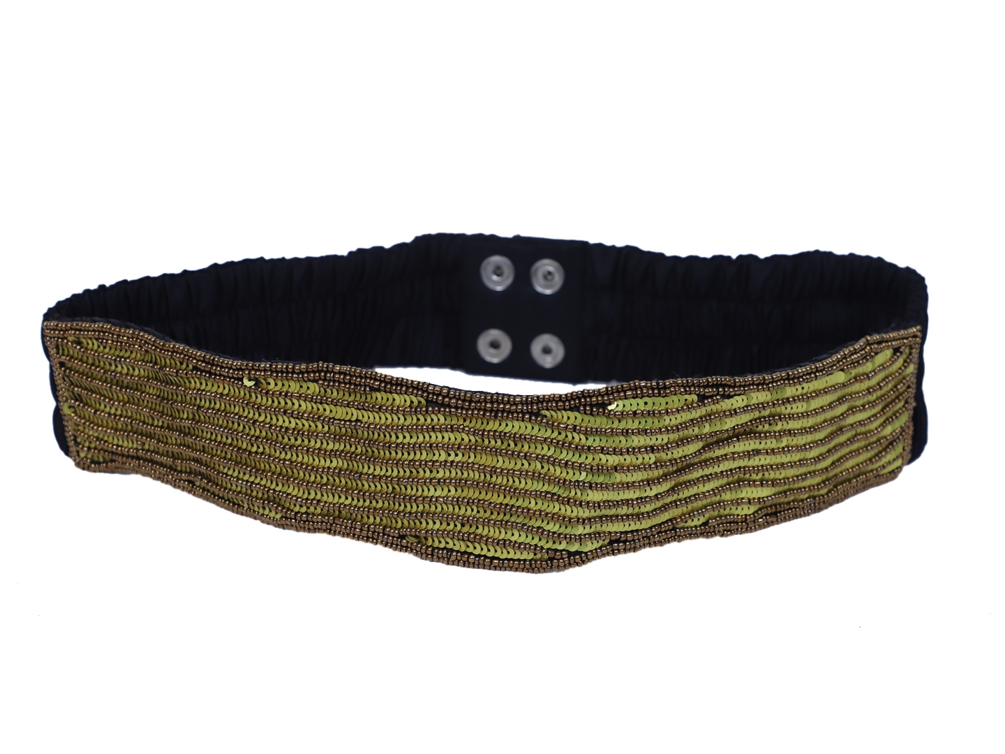 DIWAAH | Diwaah Green Casual Embellished Belt