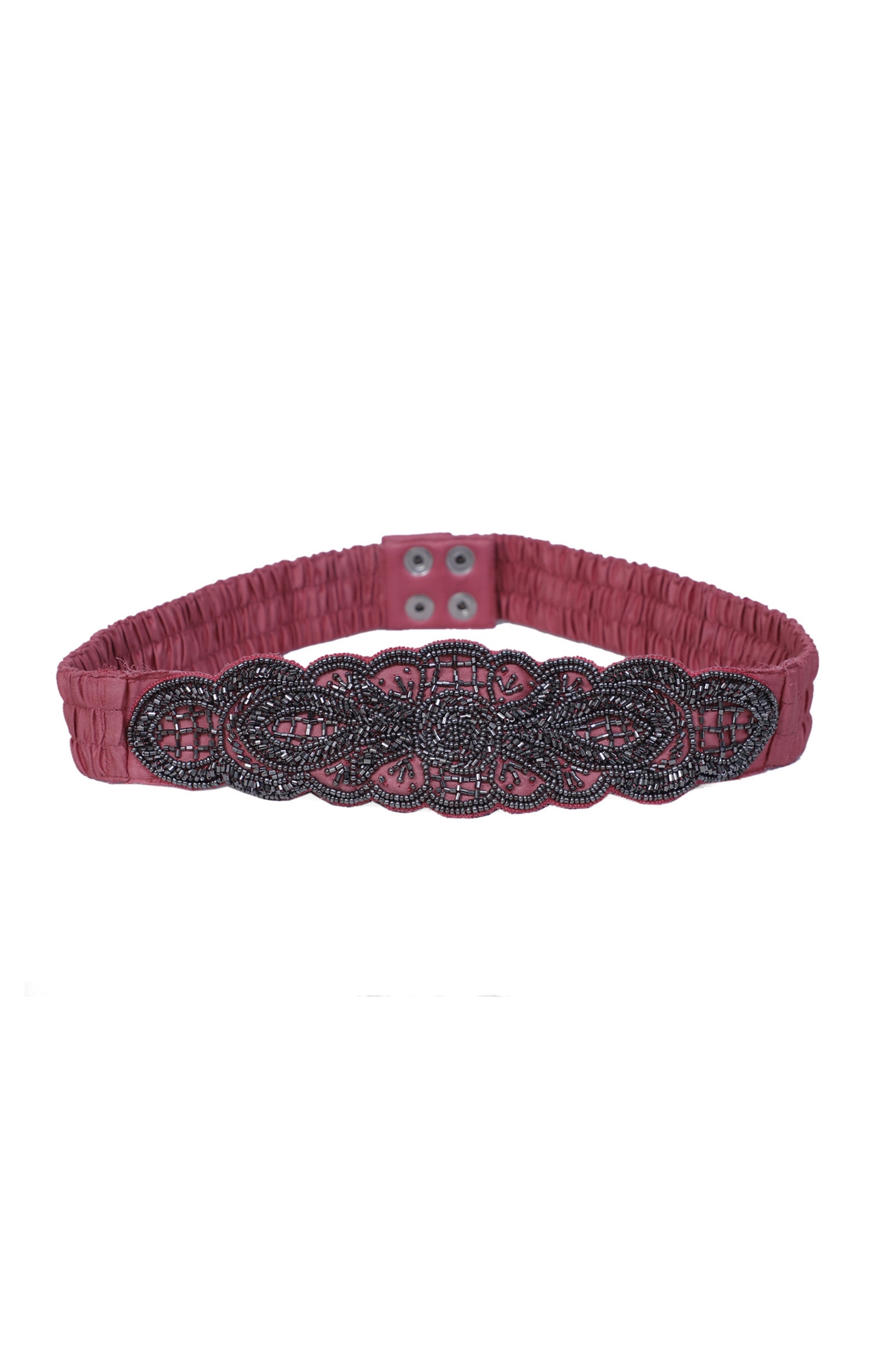 DIWAAH | Diwaah Pink Casual Embellished Belt