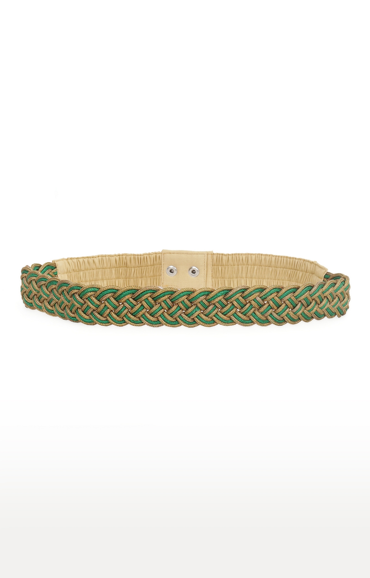 DIWAAH | Diwaah Green Casual Embroidered Belt