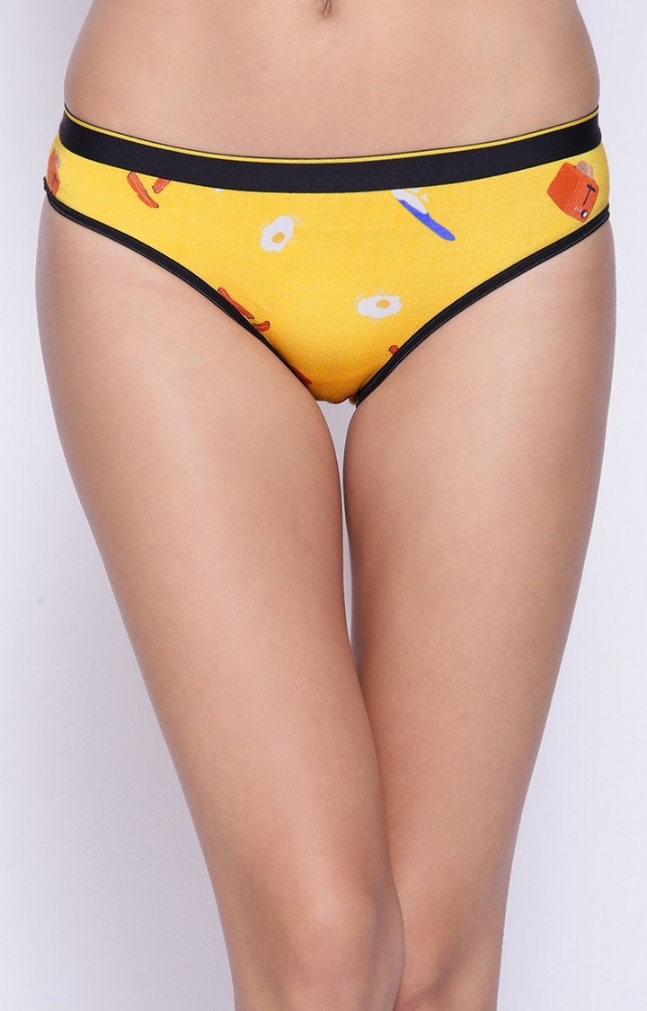 Bummer | Bummer Brekkie Yellow Micro Modal Bikini For Women