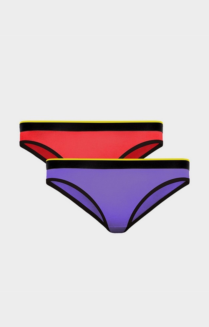Bummer | Bummer Funktown and Ski Patrol Micro Modal Bikini-Pack of 2 For Women