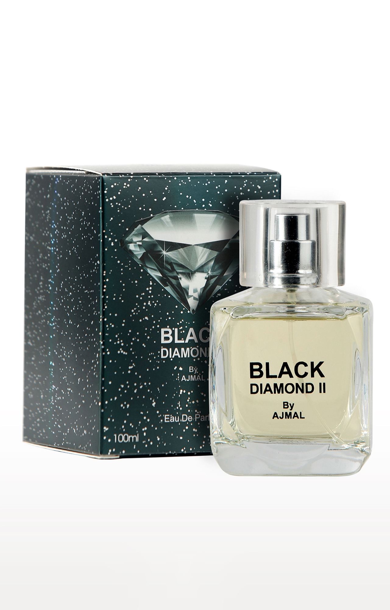 Ajmal Black Diamond Ii Eau De Parfume 100ML Long Lasting Scent Spray Gift For Men