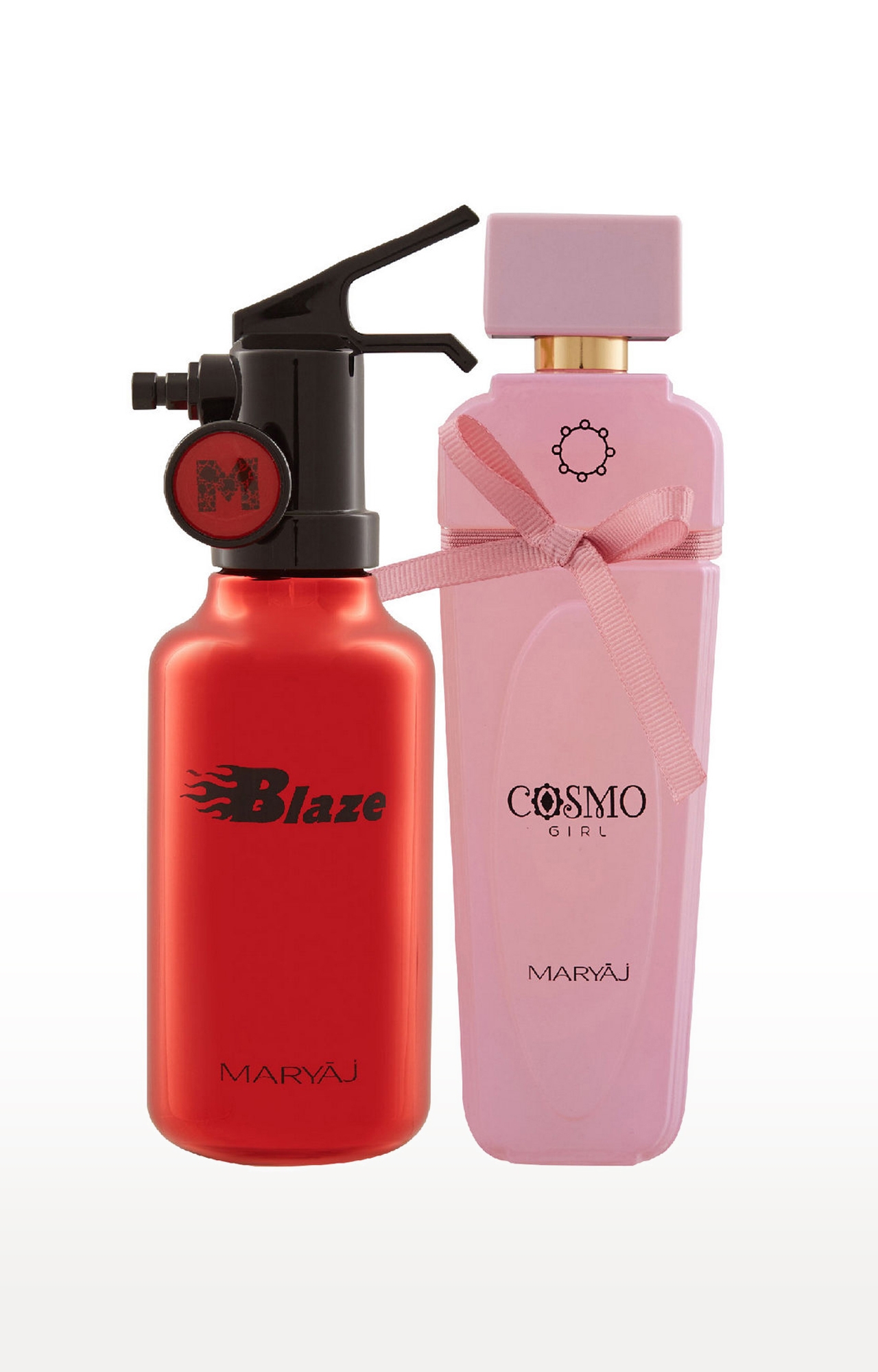 Maryaj | Maryaj Blaze Eau De Parfum Citrus Aromatic Perfume 100ml for Men and Maryaj Cosmo Girl Eau De Parfum Floral Powdery Perfume 100ml for Women