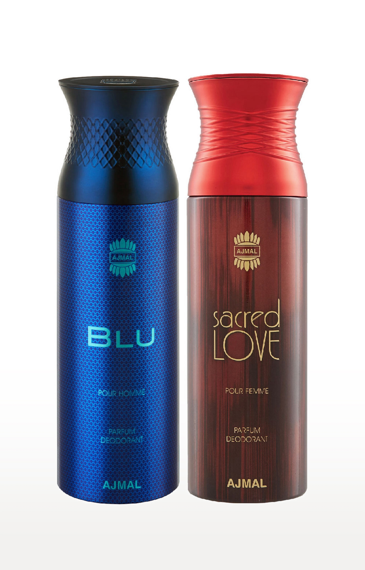 Ajmal | Blu Homme and Sacred Love Deodorant Spray - Pack of 2