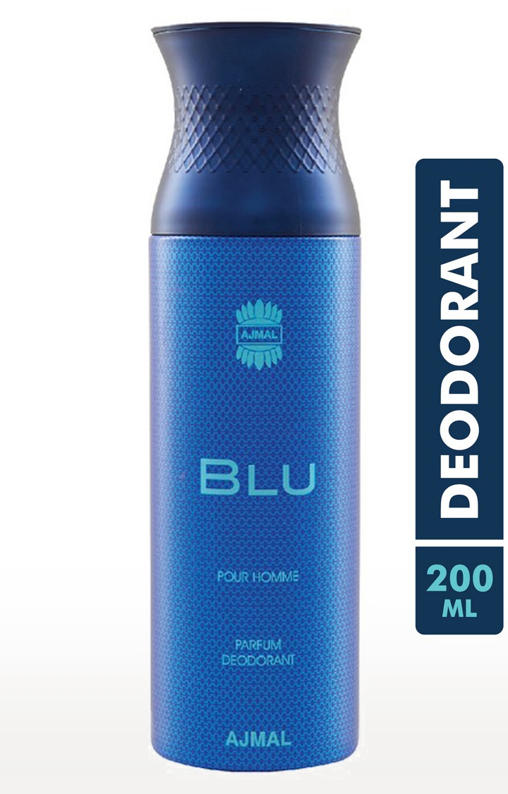 Ajmal | Ajmal Blu Perfume Deodorant 200ml Body Spray Gift For men