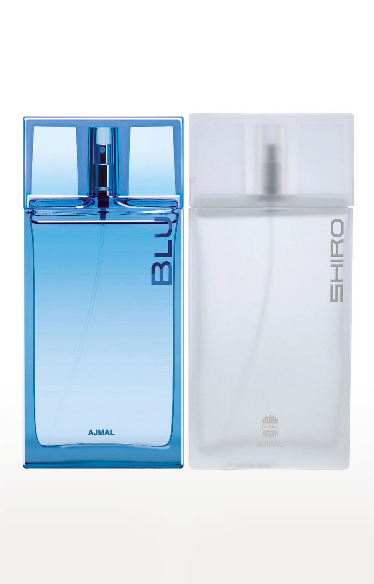 Ajmal Blu EDP Aquatic Perfume 90ml for Men and Shiro EDP Perfume 90ml for Men