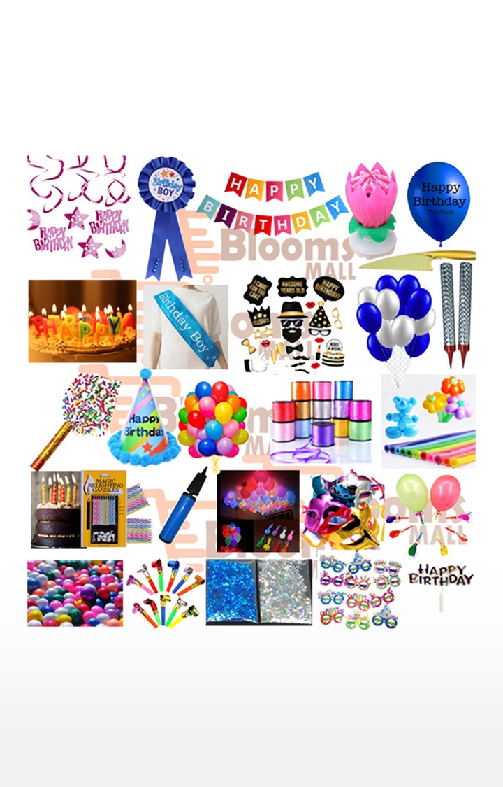 Blooms Mall | Blooms Mall Boy Prime Birthday Decoration Kit (Pack of 25 Items)