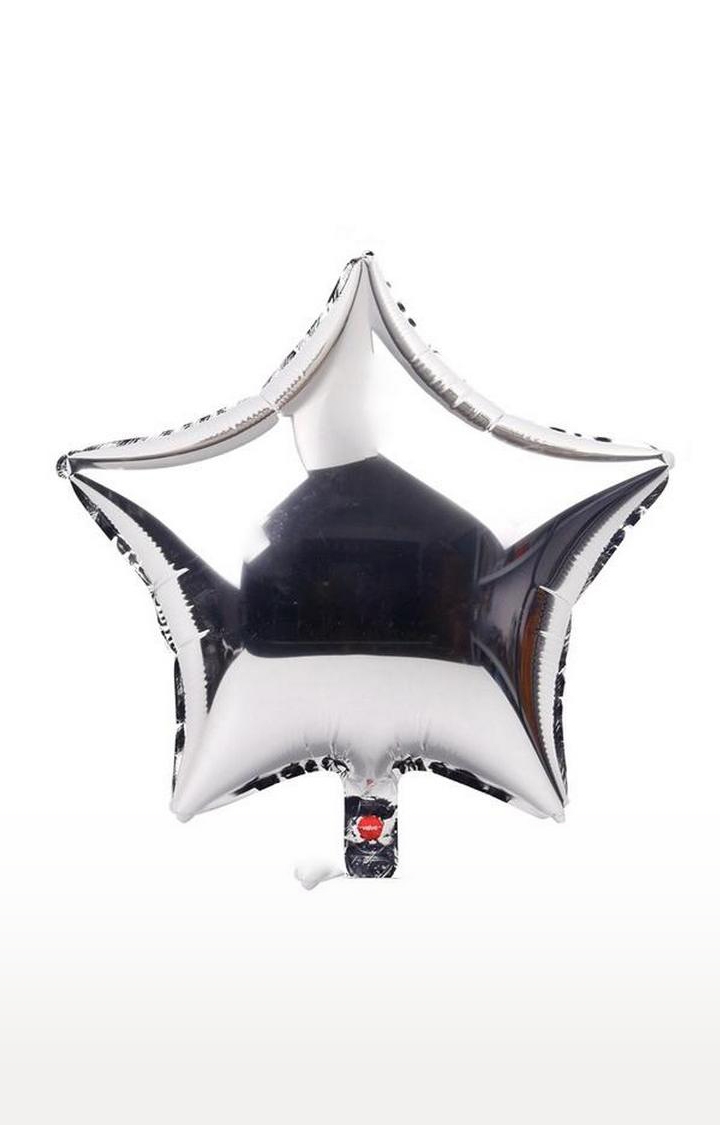 Blooms Mall | Blooms Mall Twinkling Star Shape Foil Balloon ( Silver)