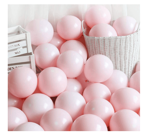 Blooms Mall | Blooms Mall Pastel Pink    Balloons Latex Party Balloons (Pack Of 50pc)