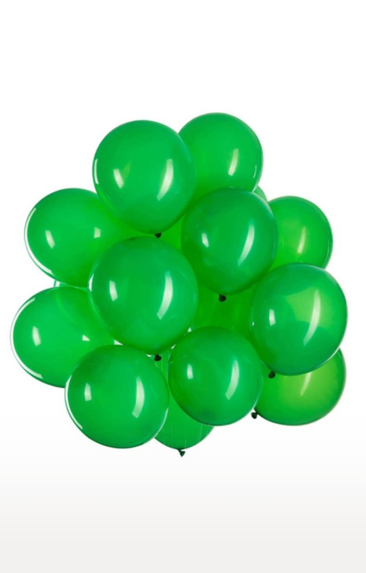Blooms Mall |  Vibrant Colours Combo Pack of 50 Balloons - Green Balloons Combo