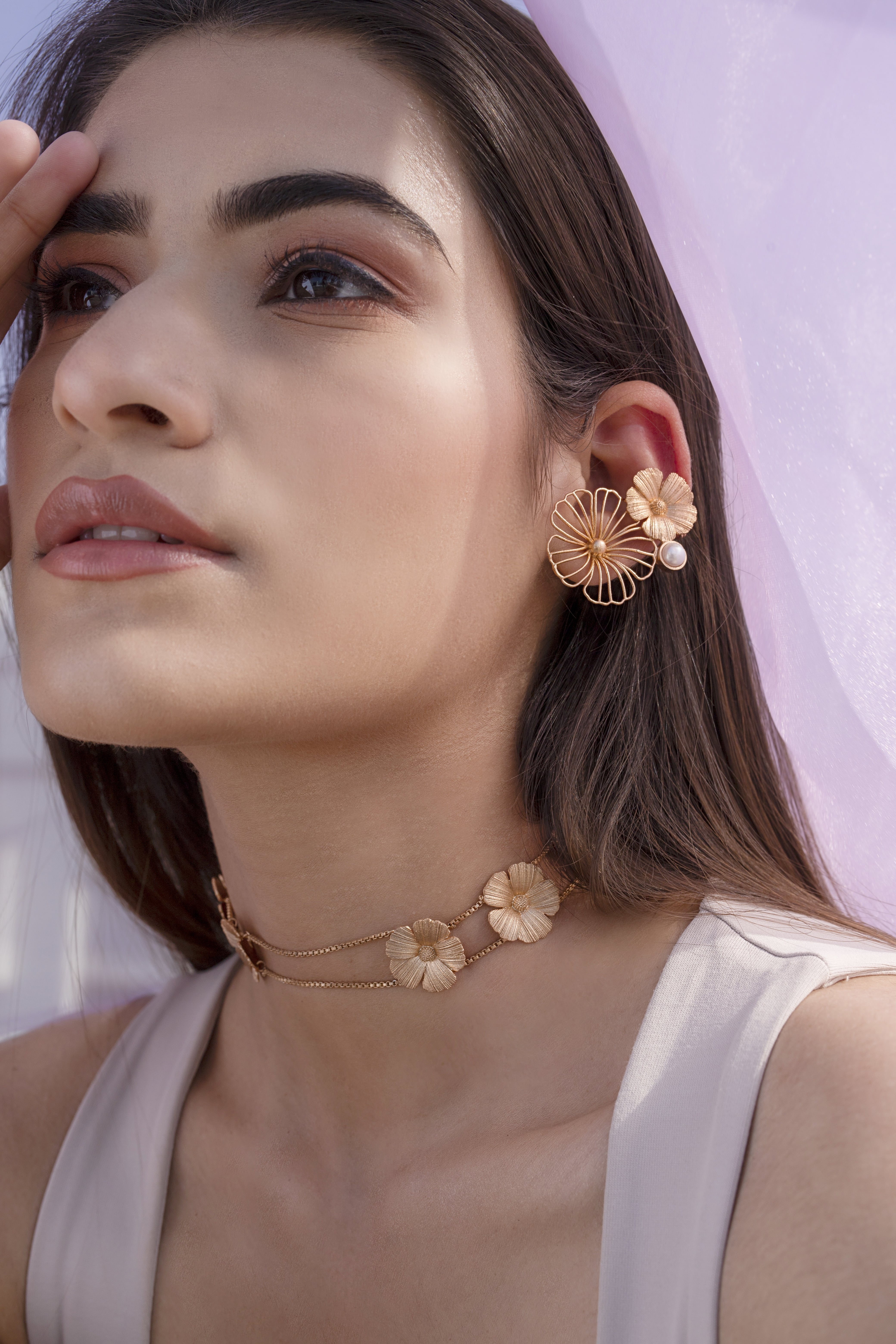 PARISHRI JEWELLERY | Floral Ear Cuff 