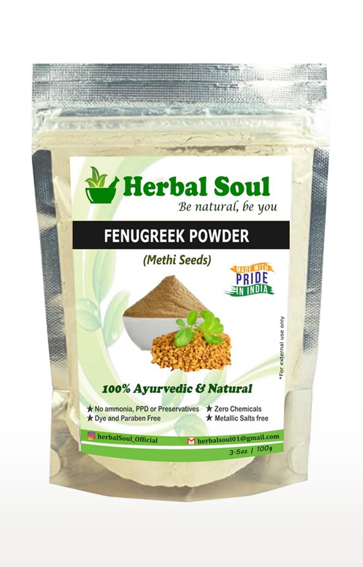 Herbal Soul Pure Fenugreek | Methi Seeds Powder (100% Natural) for Skin and  Hair care in Ziploc standup pouches | Pack of 5 , 500 gm