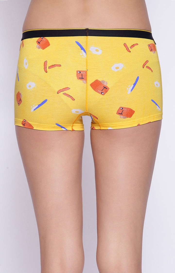 Bummer | Bummer Brekkie Multi-Coloured Micro Modal Boy Short For Women 2