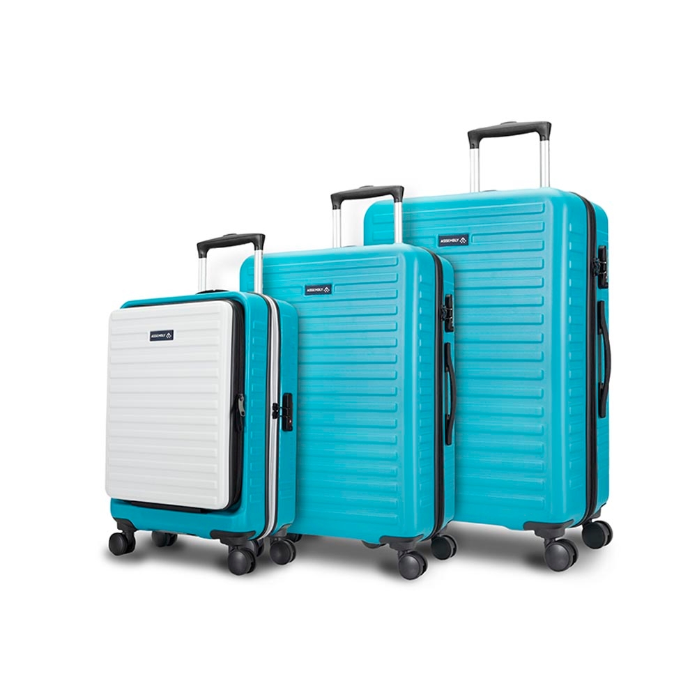 Assembly | Set of 3 Hard Luggage Trolley - 28 inch, 24 inch and 20 inch Suitcase Trolley