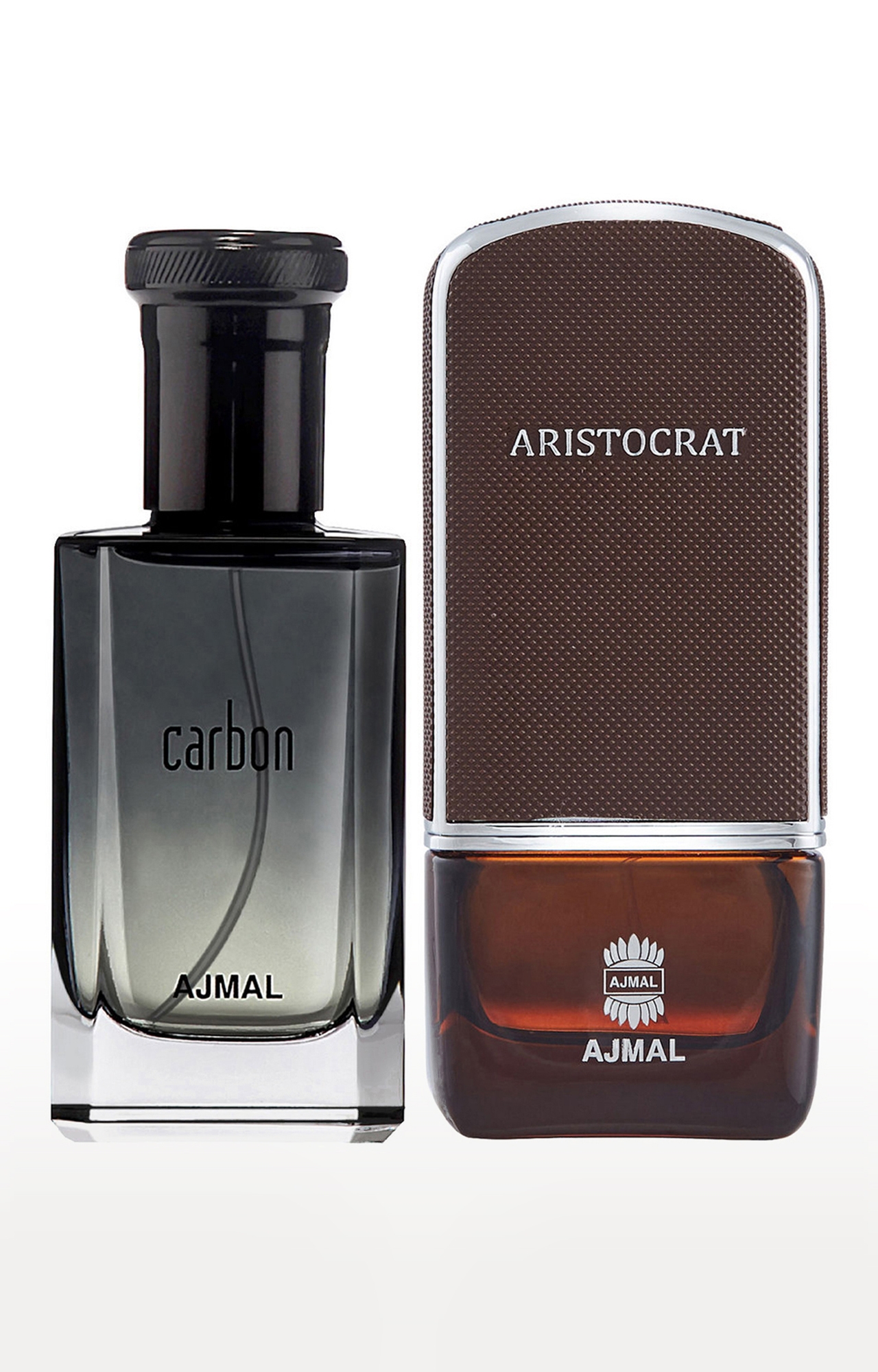 Ajmal Carbon EDP Perfume 100ml for Men and Aristocrat EDP Perfume 75ml for Men