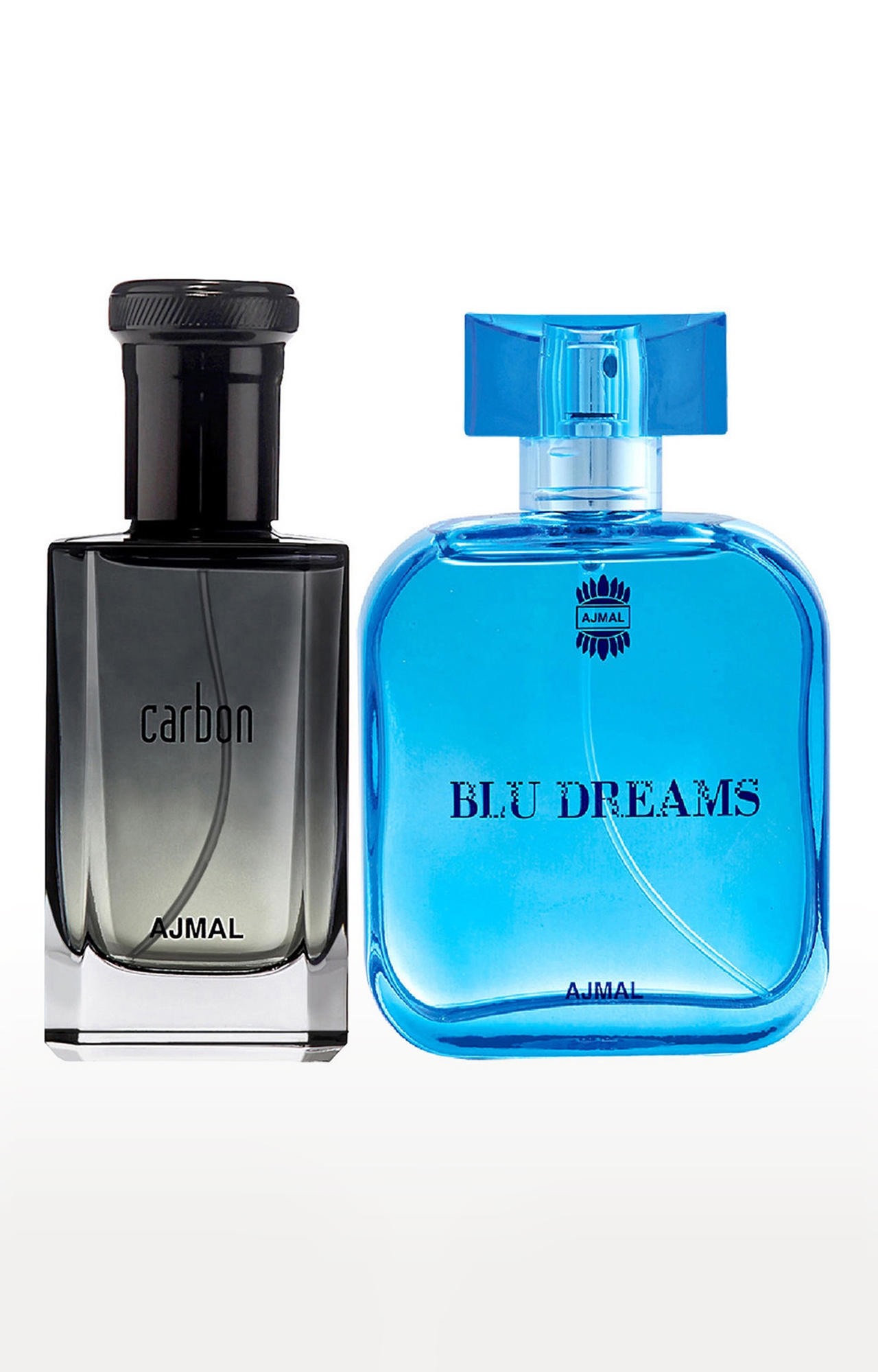Ajmal Carbon EDP Perfume 100ml for Men and Blu Dreams EDP Citurs Fruity Perfume 100ml for Men FREE