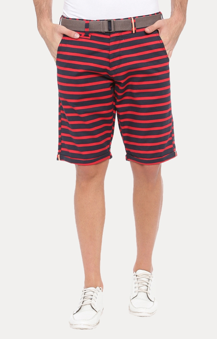 Red Striped Shorts