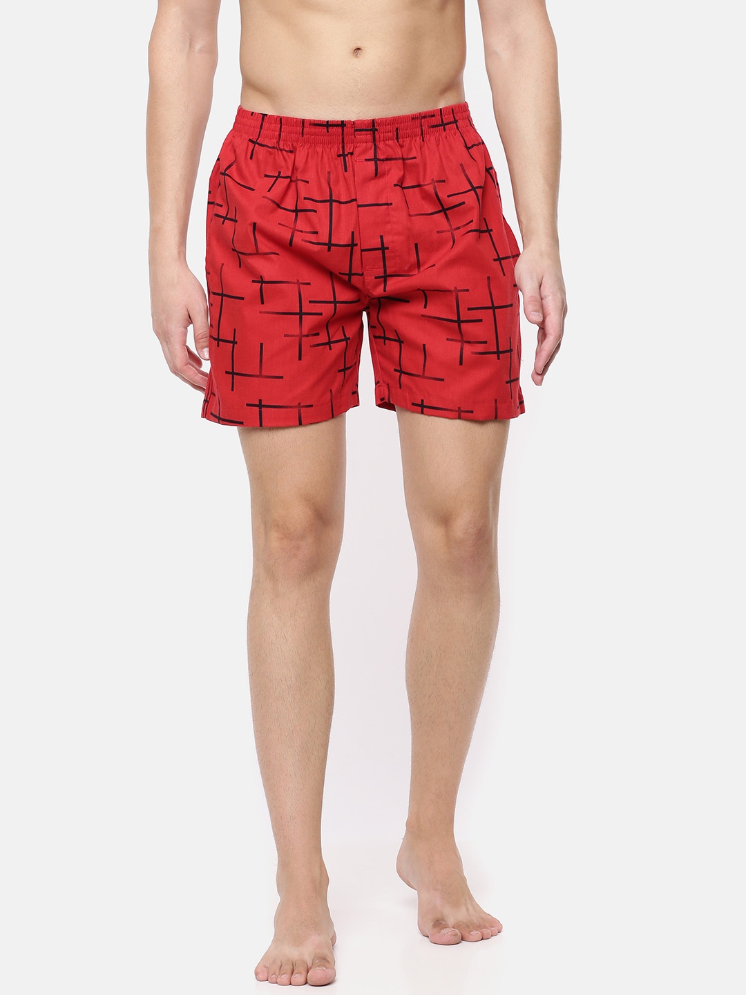 Cross Court | Red Boxers