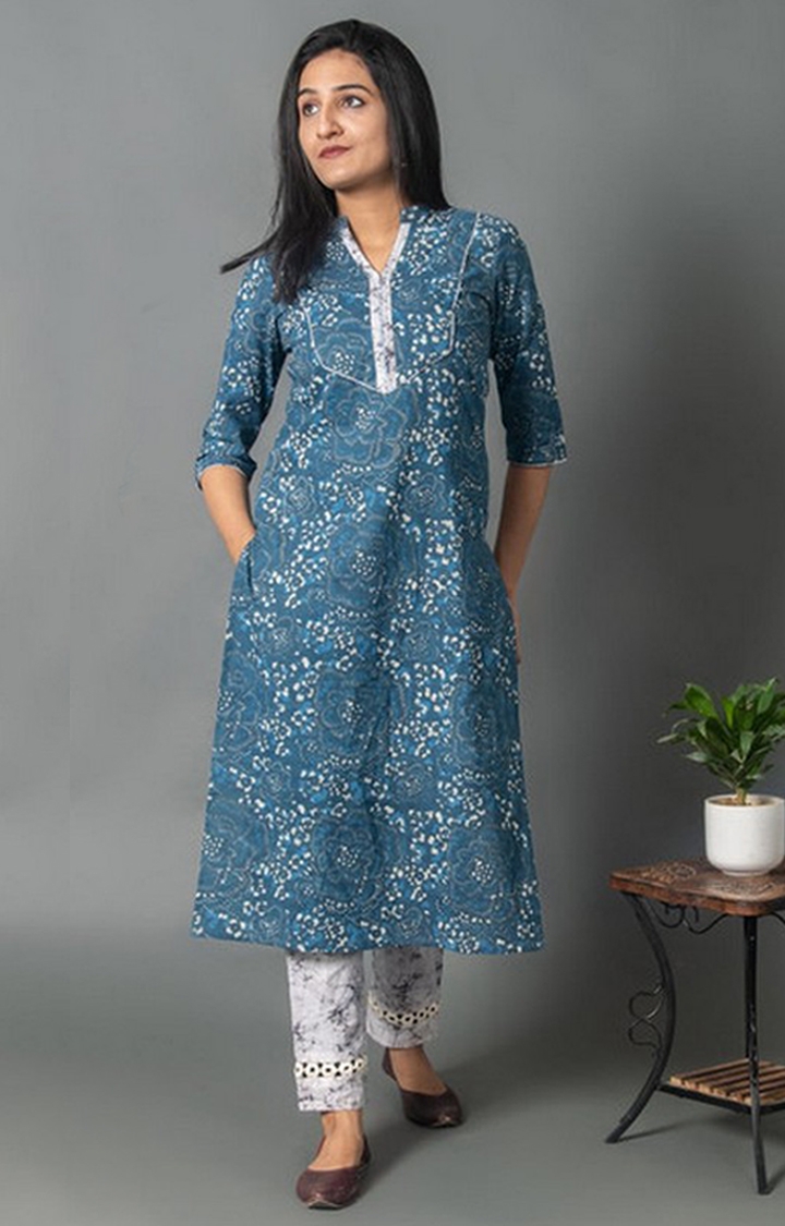 Crafted for You | Blue Printed Ethnic Sets