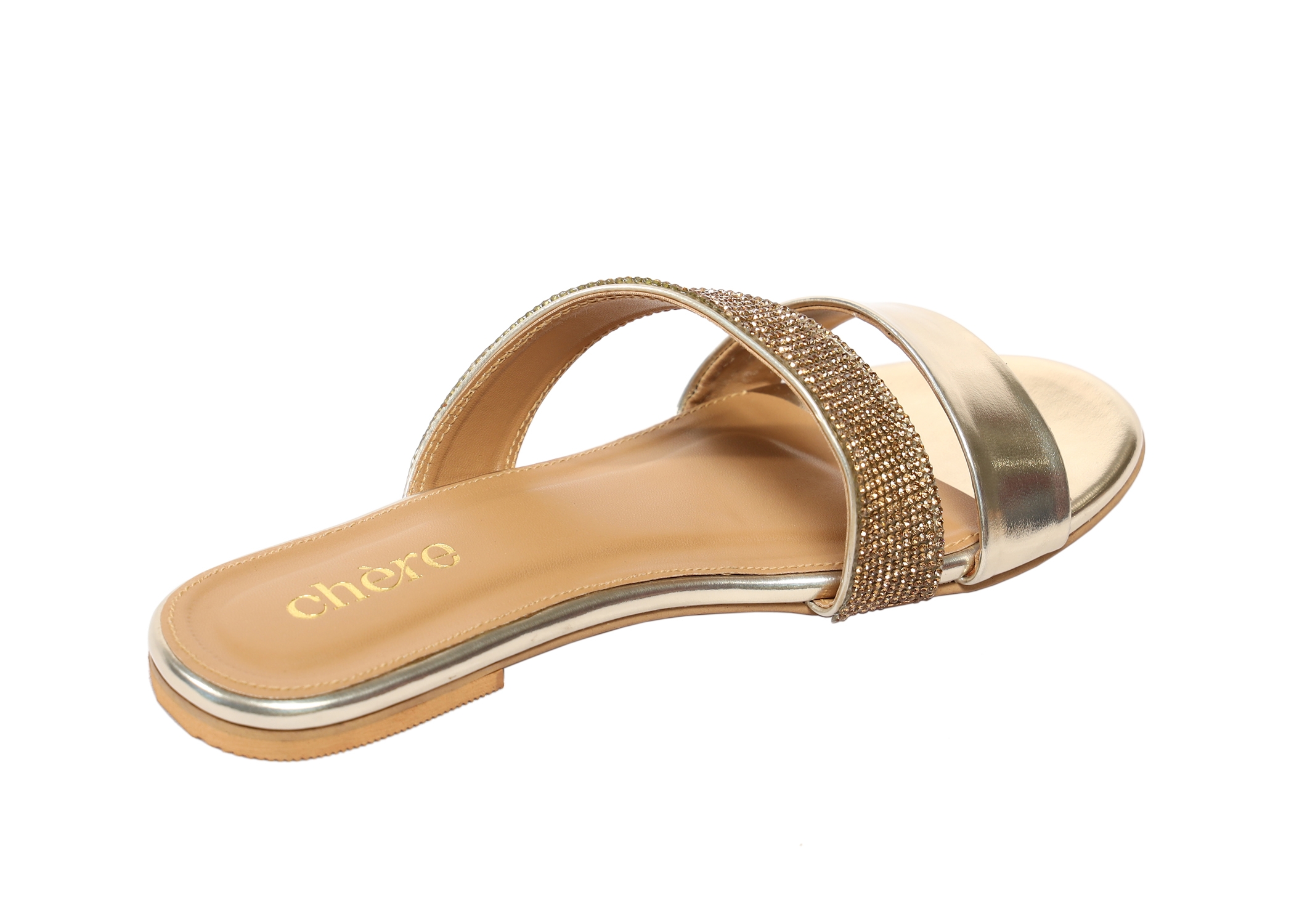 Chere | Women Classic Gold Casual Flat Sandals - Chere