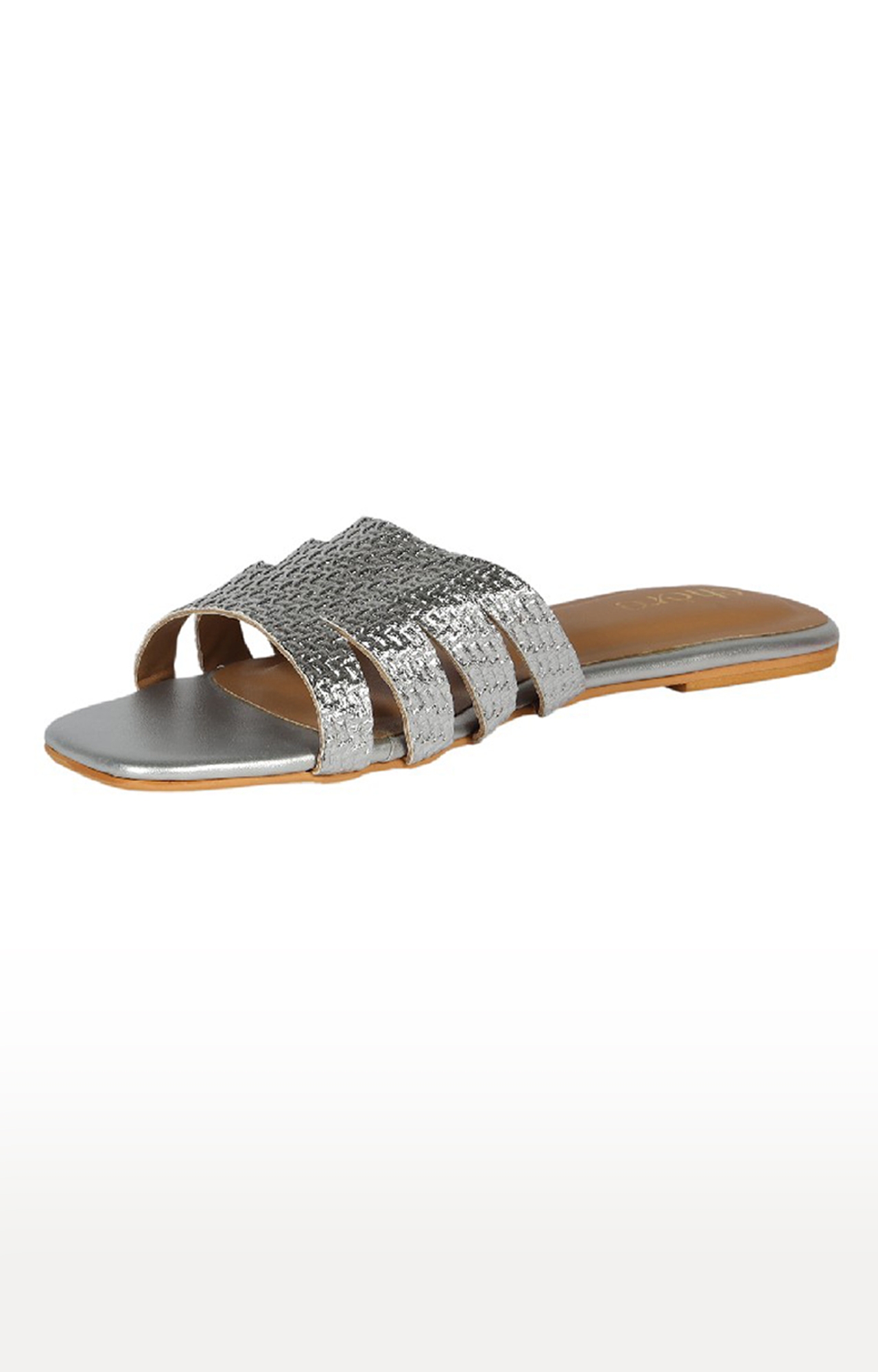 Chere | Women Chere Silver Causal Flat Sandals 