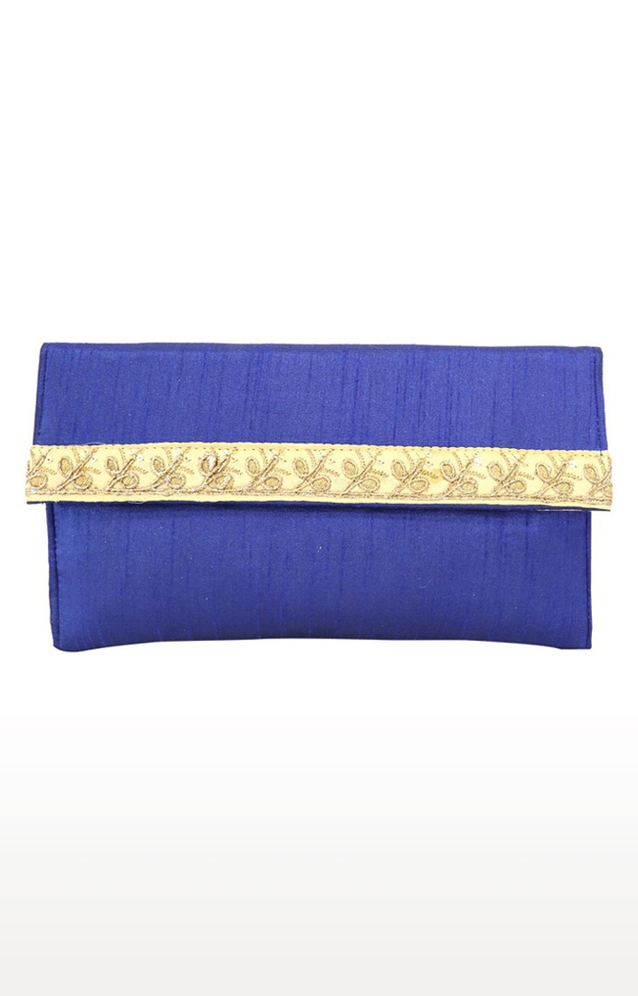 Lely's Stylish Modern Ethnic Party Clutch With Chain