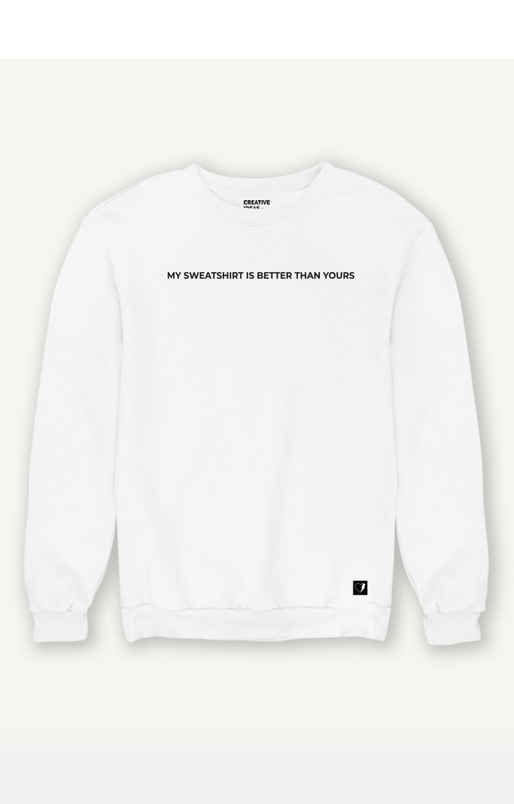 creativeideas.store |  White Printed SweaT-shirt