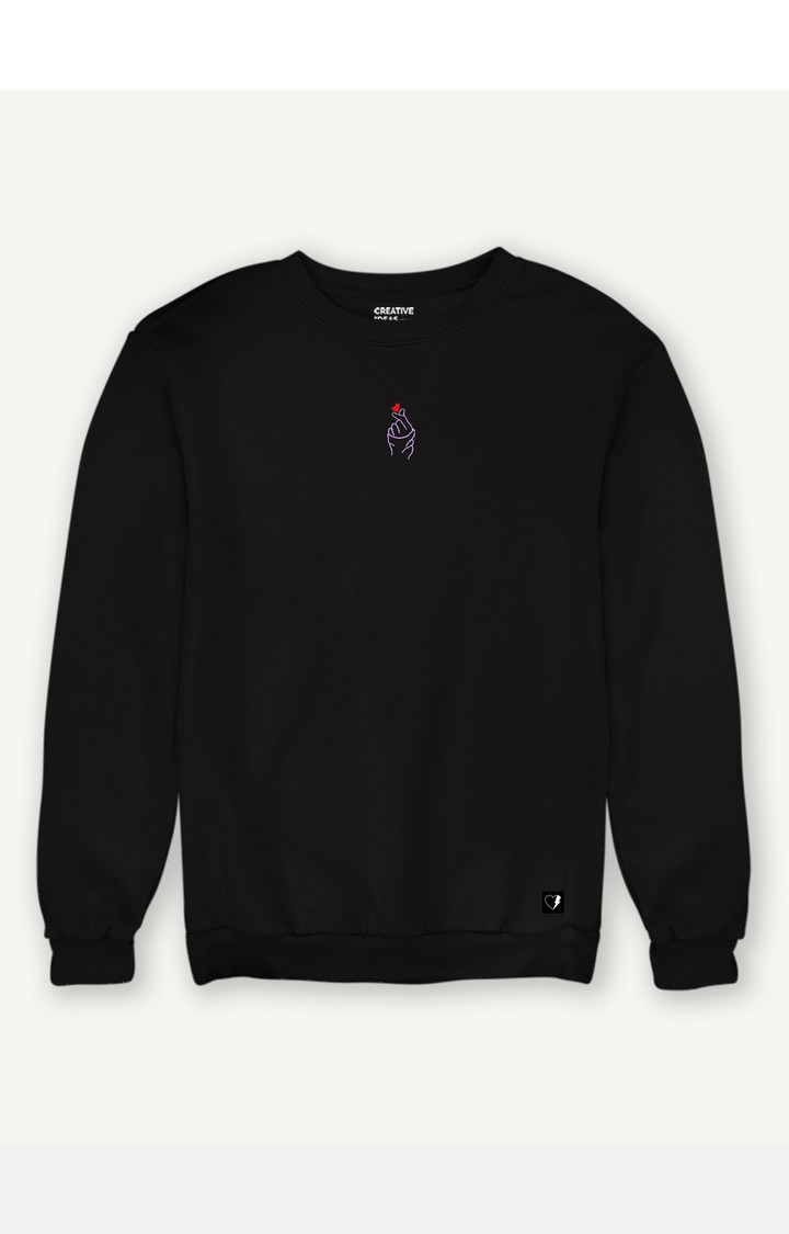 creativeideas.store |  Black Printed SweaT-shirt