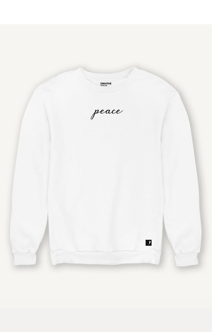 creativeideas.store |  White Printed SweaT-shirt