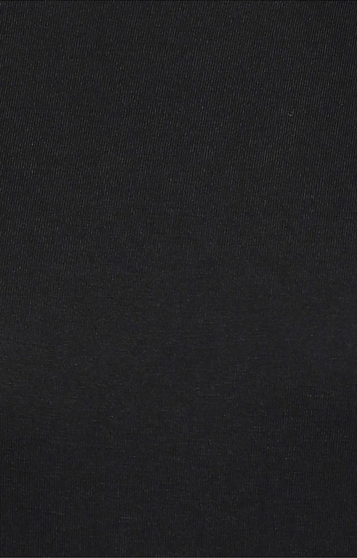Black Printed T-shirt for Men