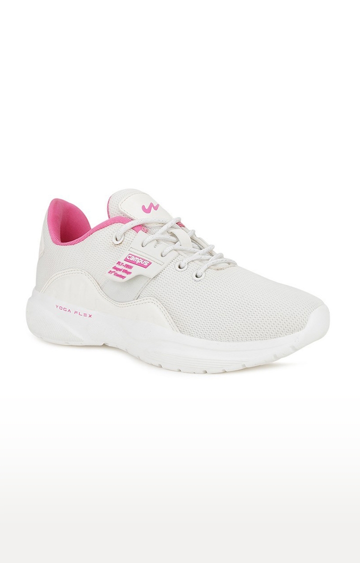 Campus Shoes | White Claire Running Shoes