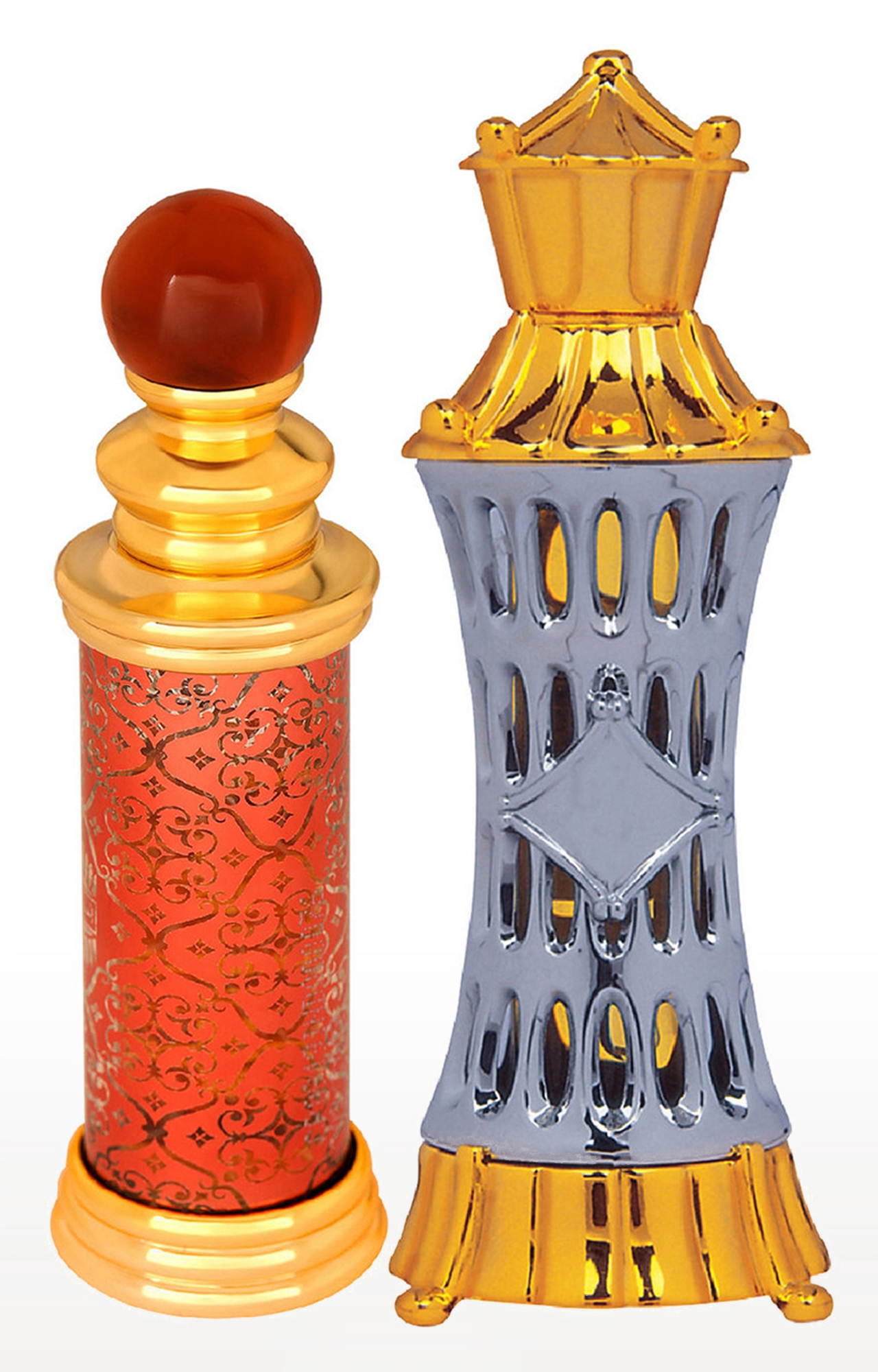 Ajmal Classic Oud Concentrated Perfume Oil Oudh Alcohol-free Attar 10ml for Unisex and Mizyaan Concentrated Perfume Oil Oriental Musky Alcohol-free Attar 14ml for Unisex