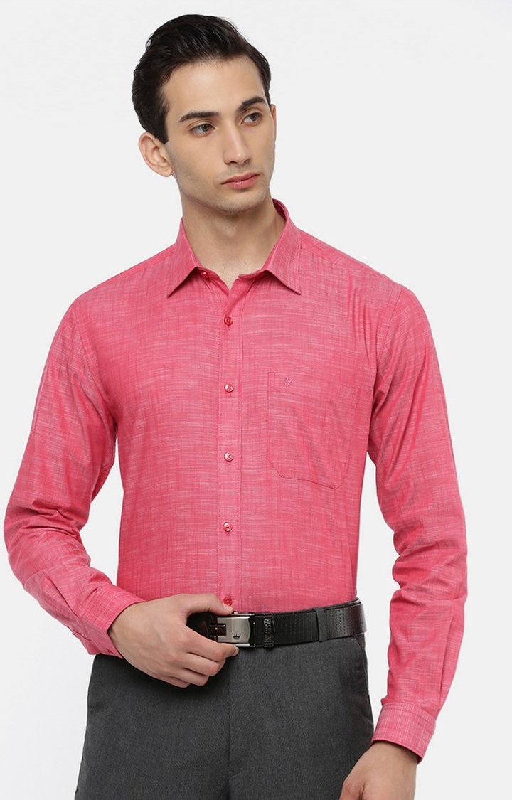 Ramraj | Red Solid Formal Shirts