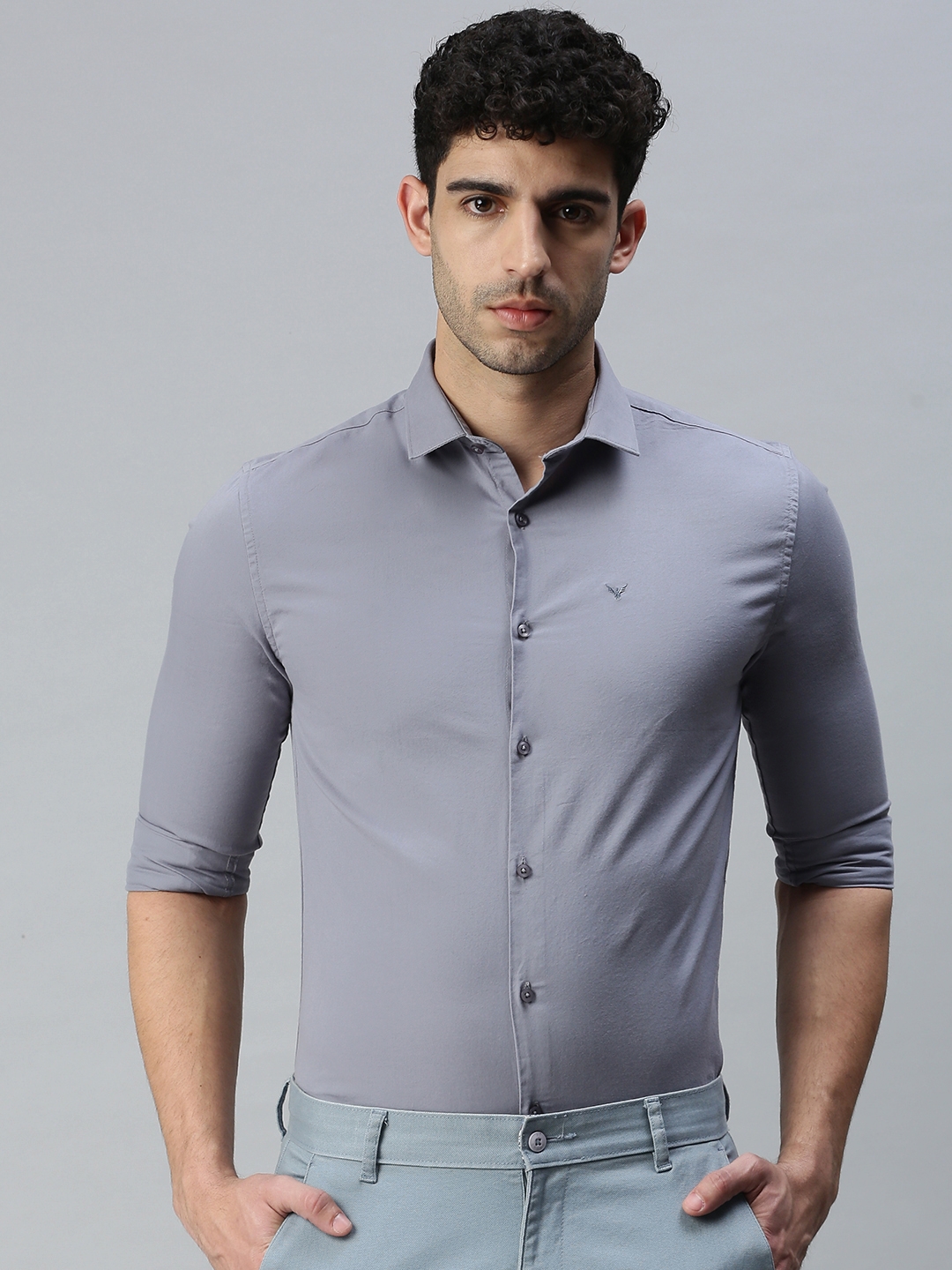 Showoff | SHOWOFF Adults-Men Fashion Cotton Solid Shirts