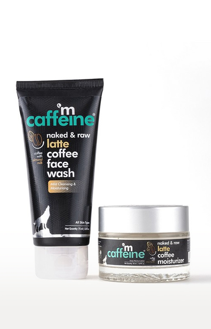 mCaffeine Daily Skin Moisturizing & Repair Kit - Latte Coffee Routine