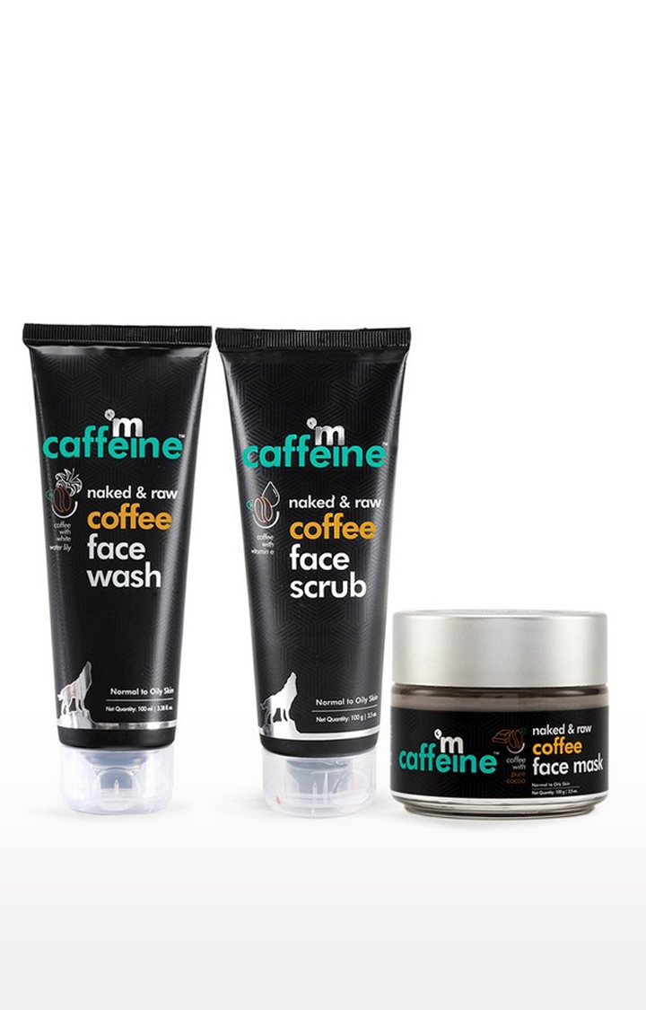 mcaffeine Deep Pore Cleansing Regime | Face Wash, Face Scrub , Face Mask