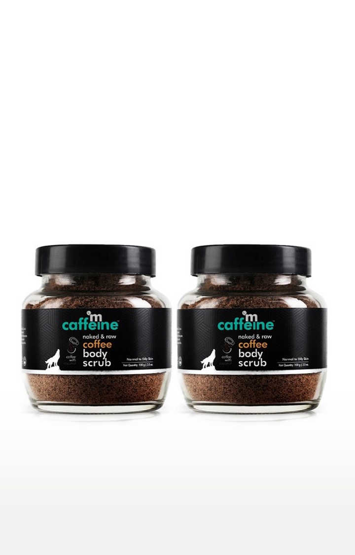 mCaffeine Exfoliate & Remove Tan Coffee Body Scrub - Pack Of 2 (200 gm)